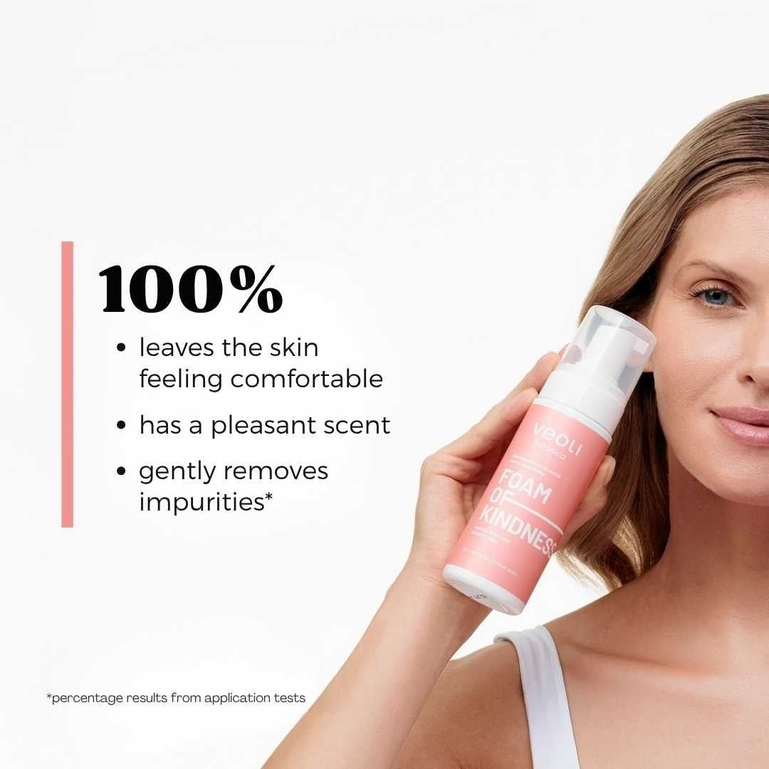 Veoli Botanica FOAM OF KINDNESS Soothing Facial Foam for Spider Veins 150ml - Veoli Botanica - Vesa Beauty