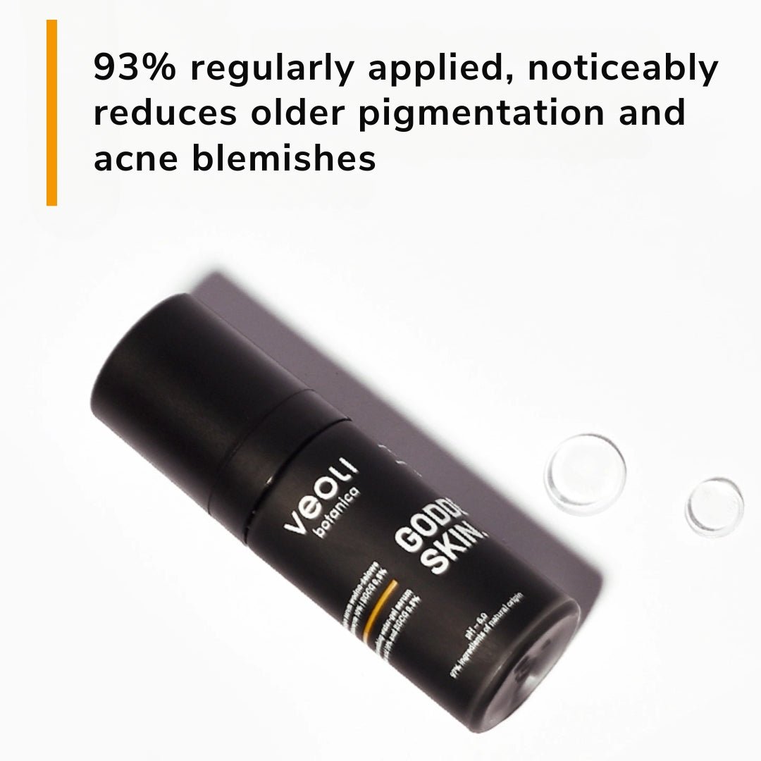 Veoli Botanica GODDESS SKIN Brightening & soothing water - gel serum with ethylated ascorbic acid 10% and EGCG 0.5% 30ml - Veoli Botanica - Vesa Beauty