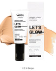 Natural Cosmetics LET'S GLOW SPF20 Illuminating and hydrating BB cream for dry and normal skin 30ml