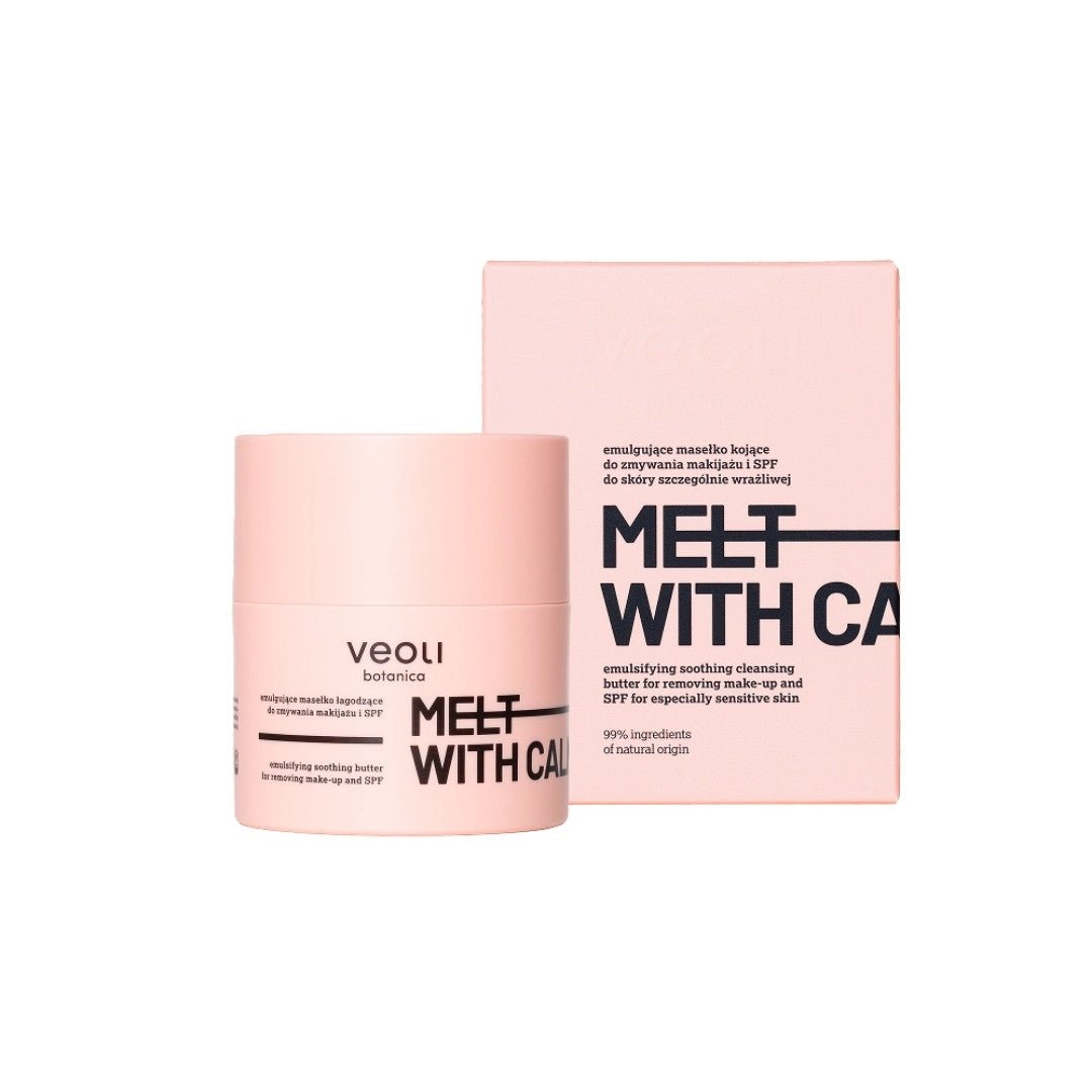 Veoli Botanica MELT WITH CALMNESS Emulsifying Soothing Cleansing Butter for removing make - up & SPF for especialy Sensitive Skin 40g - Veoli Botanica - Vesa Beauty