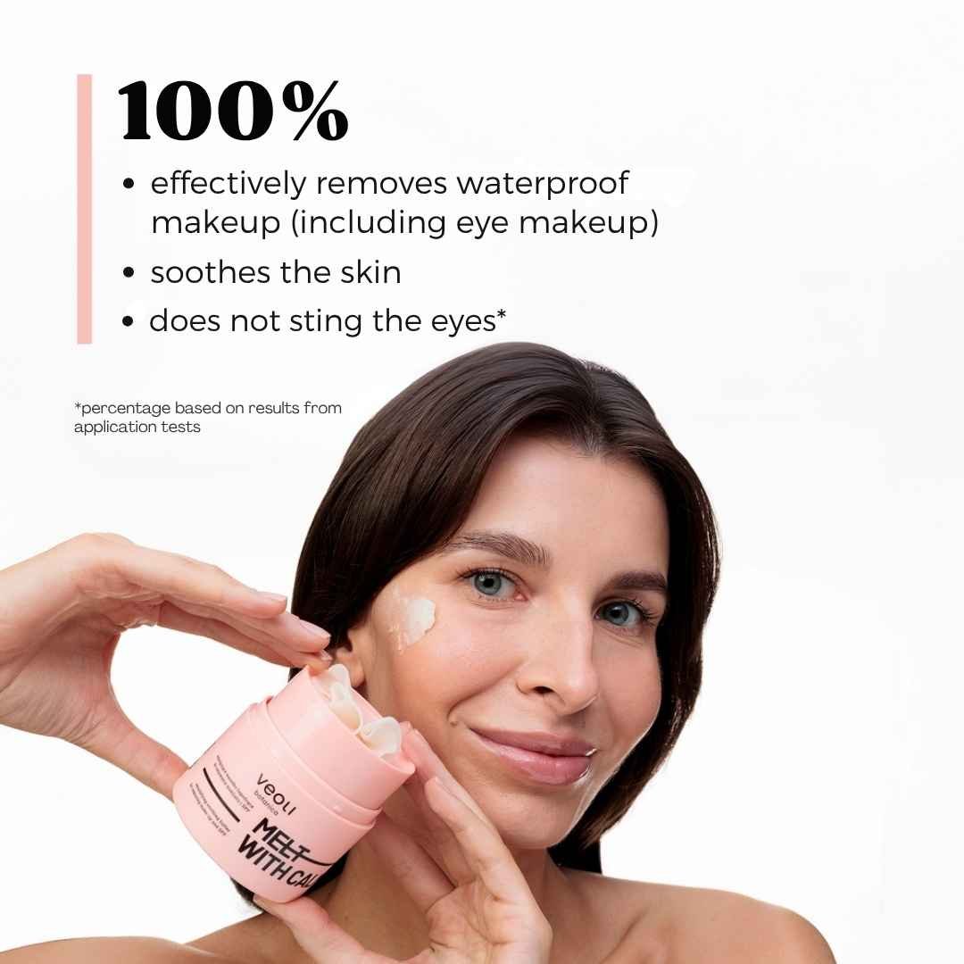 Veoli Botanica MELT WITH CALMNESS Emulsifying Soothing Cleansing Butter for removing make - up & SPF for especialy Sensitive Skin 40g - Veoli Botanica - Vesa Beauty