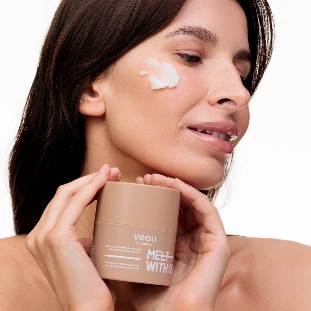 Veoli Botanica MELT WITH COMFORT Emulsifying Moisturizing Cleansing Butter for removing make - up & SPF for Dry & Dehydrated skin 40g - Veoli Botanica - Vesa Beauty