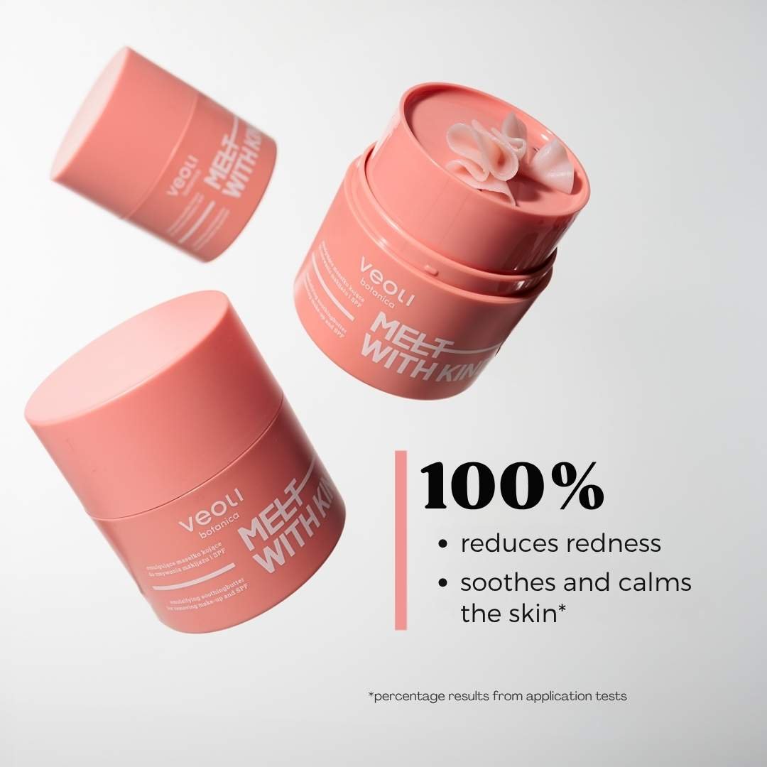 Veoli Botanica MELT WITH KINDNESS Emulsifying Soothing Cleansing Butter for removing make - up & SPF for Couperose skin 40g - Veoli Botanica - Vesa Beauty