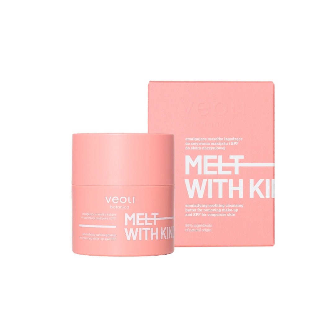 Veoli Botanica MELT WITH KINDNESS Emulsifying Soothing Cleansing Butter for removing make - up & SPF for Couperose skin 40g - Veoli Botanica - Vesa Beauty