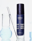 Natural Cosmetics Veoli Botanica SAPPHIRE AGE-DEFINER Lifting & Remodelling anti-aging Mask with pure copper peptide 0.5%, anti-gravity peptide 2% & biomimetic peptide 1% 50ml