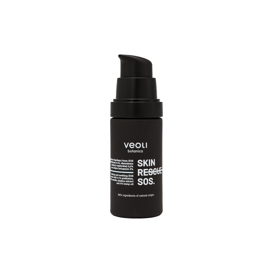 Veoli Botanica SKIN RESCUE SOS calming &amp; soothing SOS cream with prebiotics 0.1%, centella asiatica extract 0.2%, hemp oil 5% 30ml - Veoli Botanica - Vesa Beauty