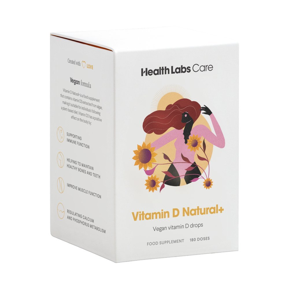 🎁 Vitamin D Natural+ - Vegan vitamin D drops 9,9ml (100% off) - HealthLabs Care - Vesa Beauty