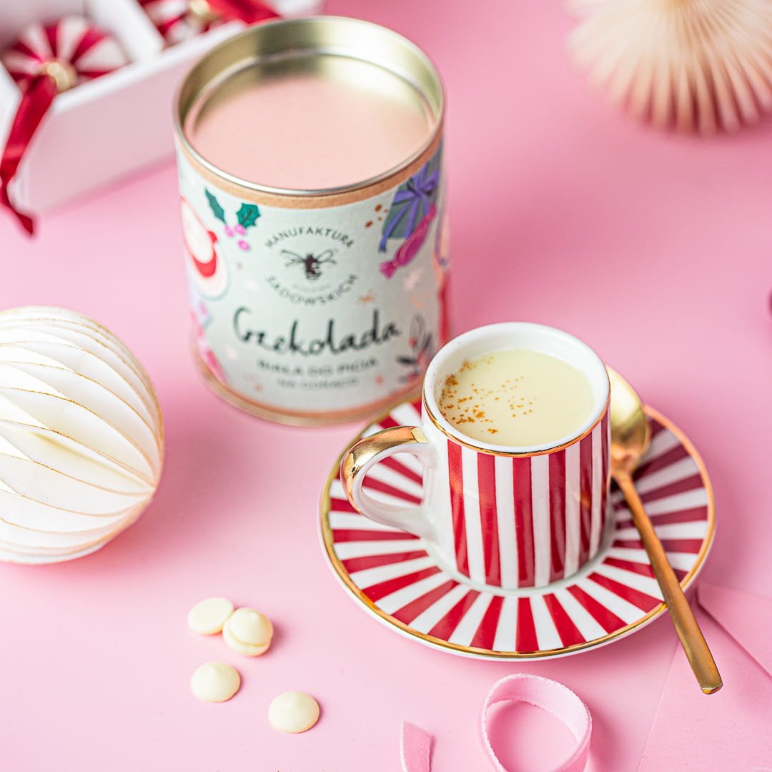 White chocolate for hot drinks in granules 140g - Sadowski Bee Gardens - Vesa Beauty