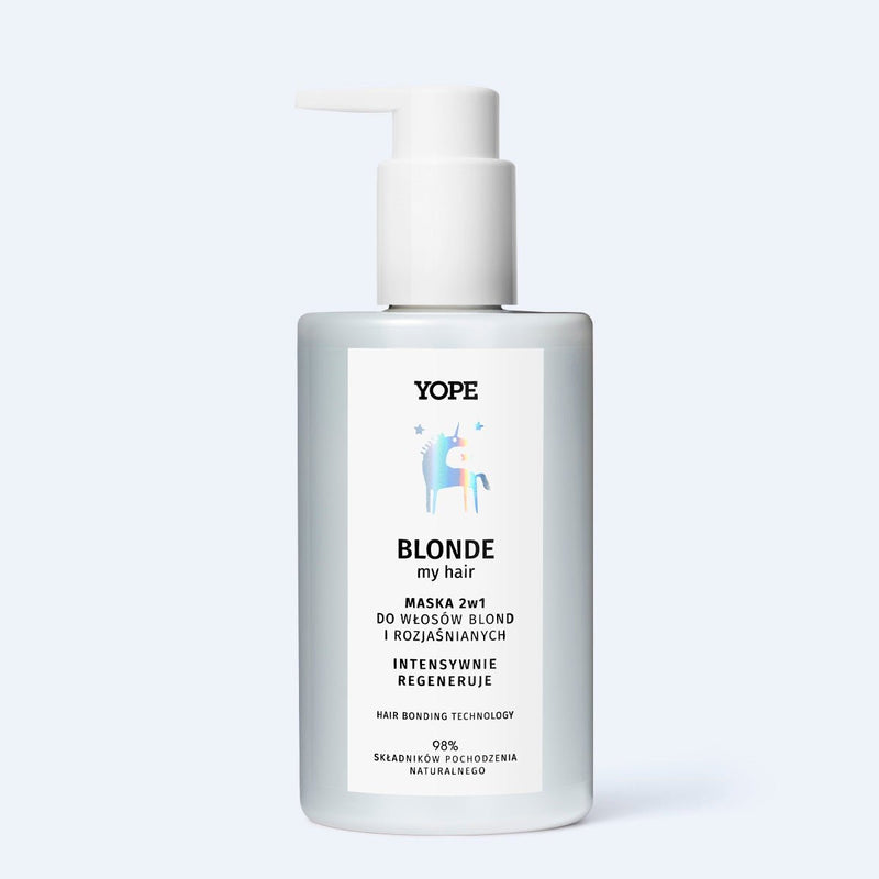Yope BLONDE my HAIR 2in1 conditioner-mask for blonde and bleached hair 300ml - Yope - Vesa Beauty