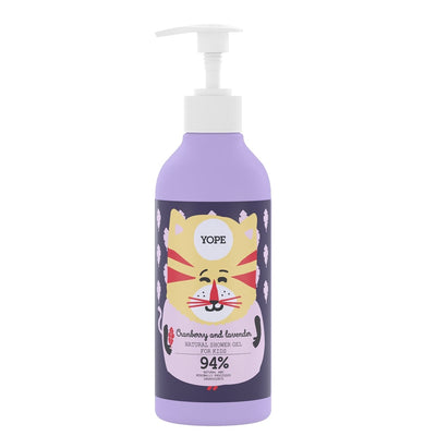 Yope Cranberry and Lavender Shower Gel for Kids 400ml - Yope - Vesa Beauty
