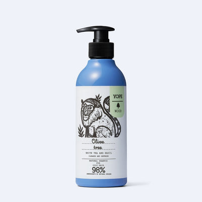 Yope Shampoo for oily hair Olive tree, White tea and Basil 300ml - Yope - Vesa Beauty