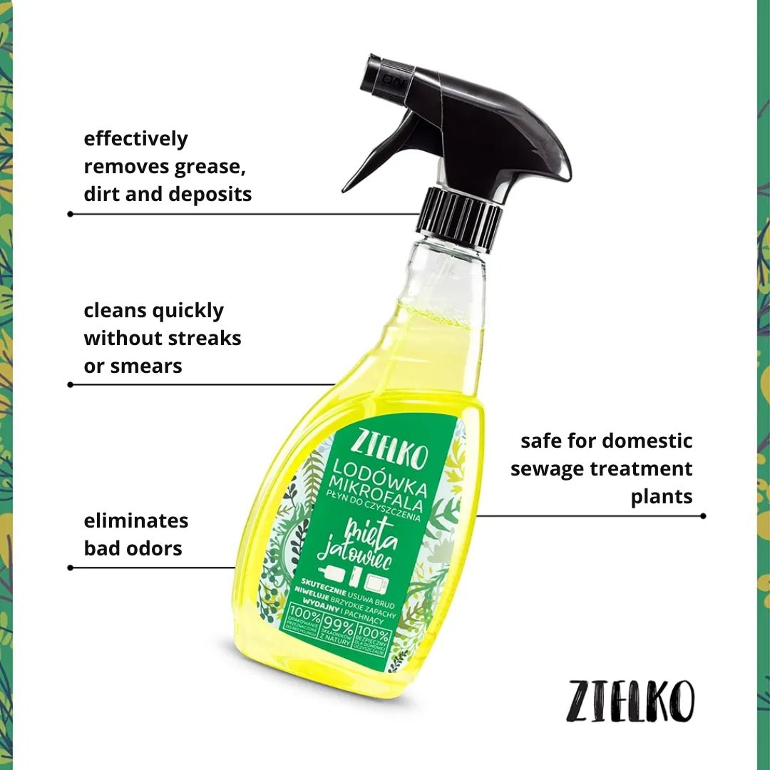 Zielko Refrigerator & Microwave Cleaning Liquid MINT & JUNIPER 500ml - Zielko - Vesa Beauty