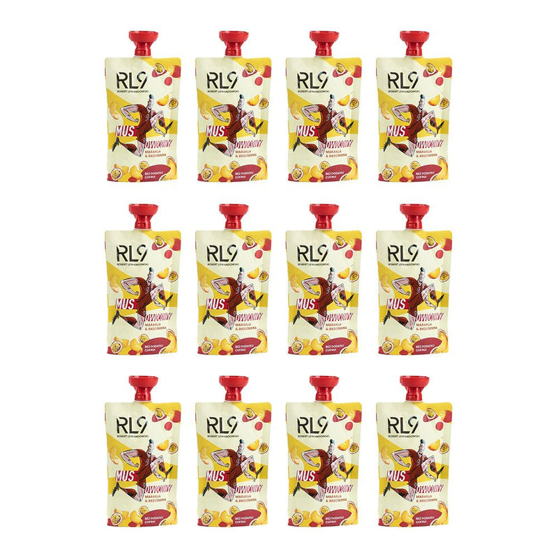 12x RL9 Passion Fruit & Peach Mousse 100g - Foods by Ann