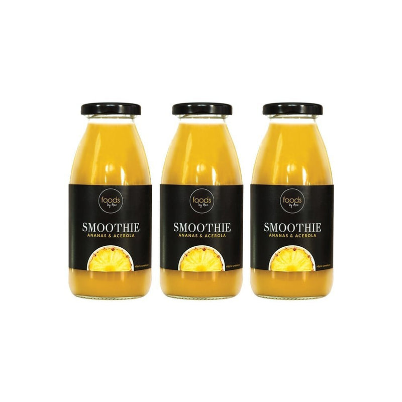 3x Foods by Ann Smoothie Pineapple & Acerola 250ml - Foods by Ann