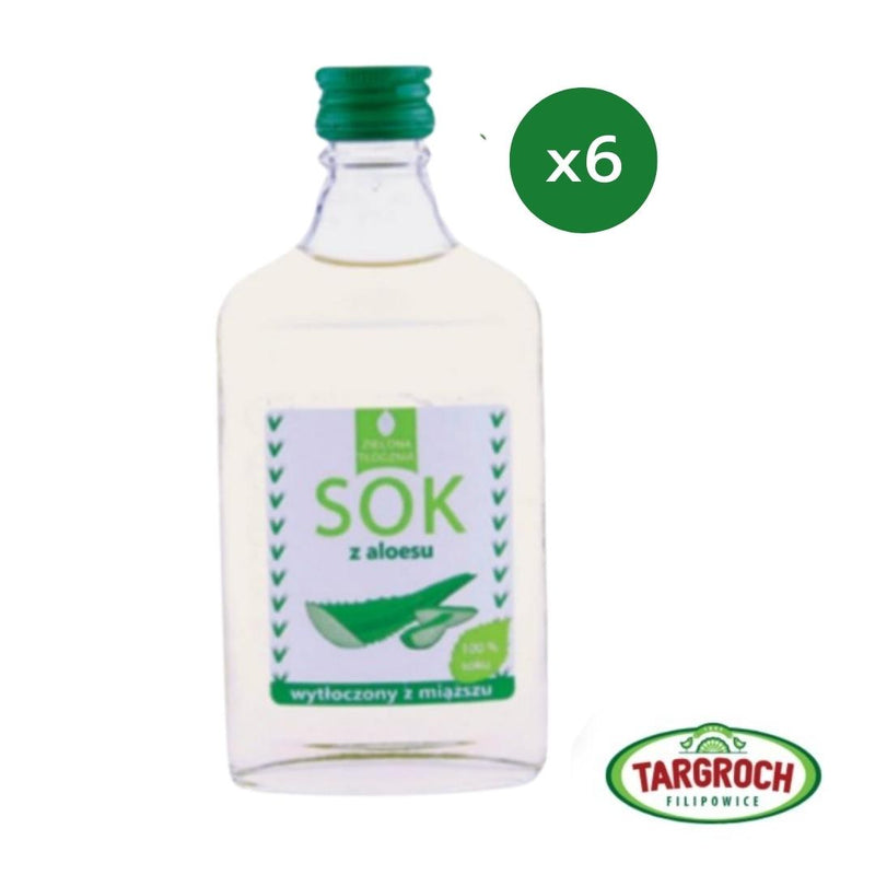 6x Cold Pressed Aloe juice 100% 200ml - VESA UK